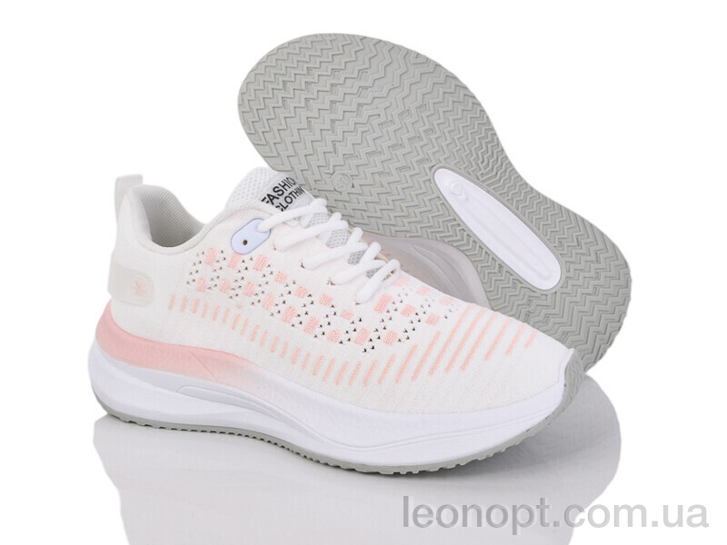 Кроссовки Violeta 182-52 white-pink