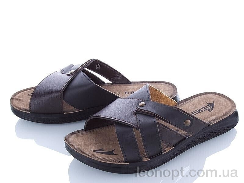 Шльопанці DeMur MKB6117 brown