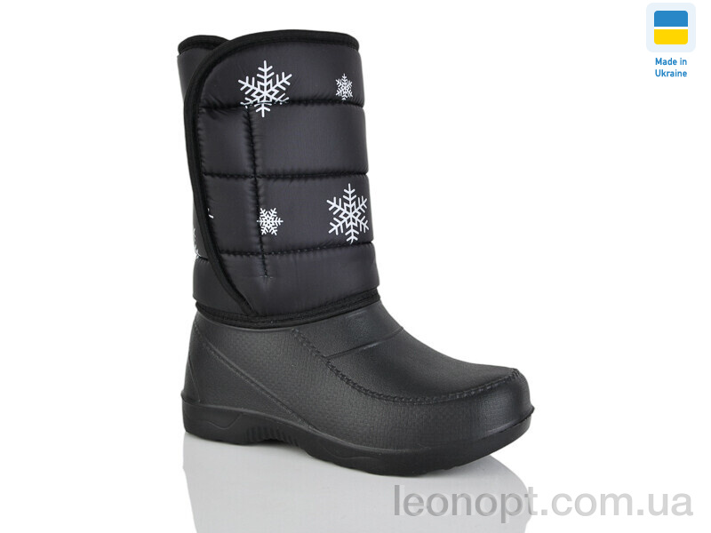 Сапоги из пены Lot Shoes Сніжинка чорний