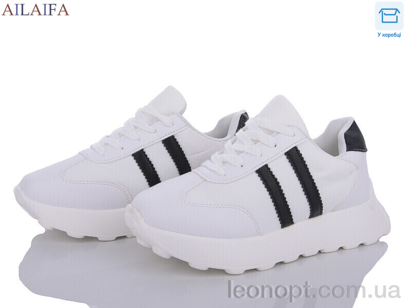 Кросівки Ailaifa 2393 white-black піна
