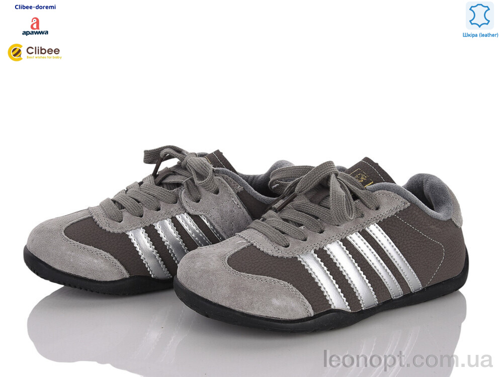Кросівки Clibee-Doremi S9581 grey фліс