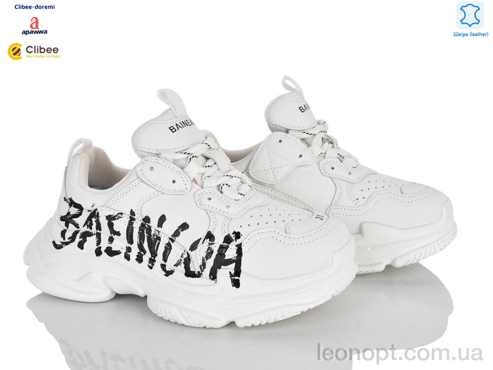 Кроссовки Clibee-Doremi ABC116T white