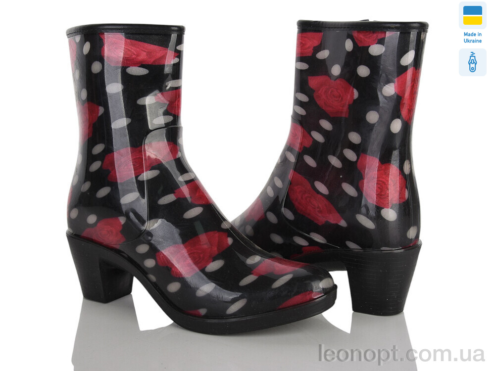 Гумове взуття Makers Shoes 001-220 чорний
