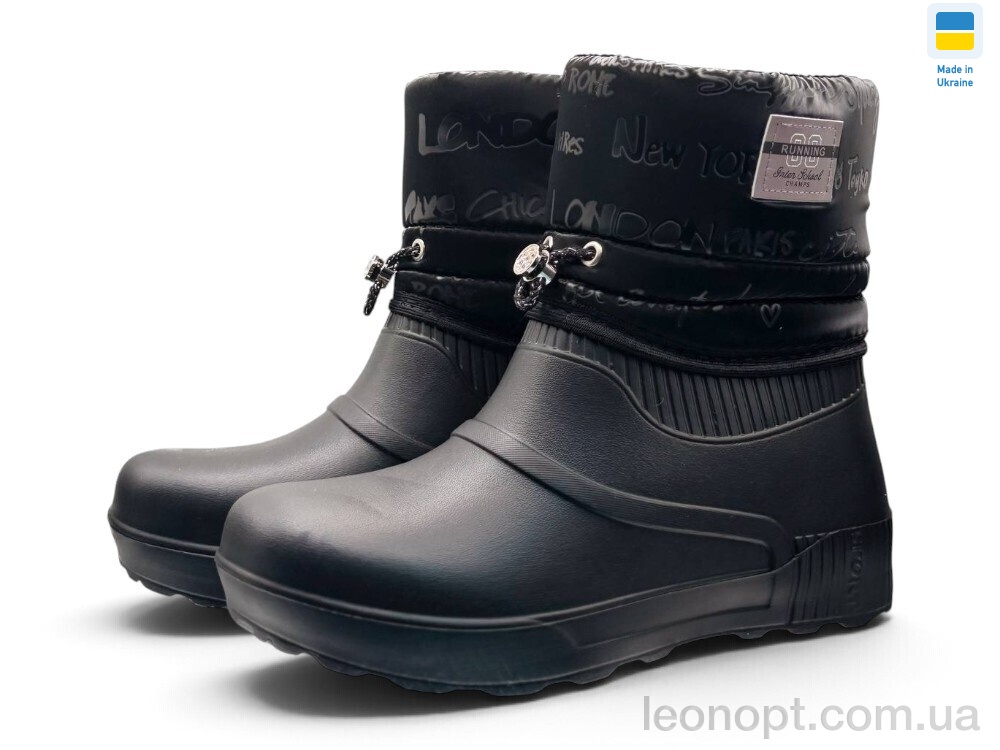 Сапоги из пены Rai shoes Е547 чорний