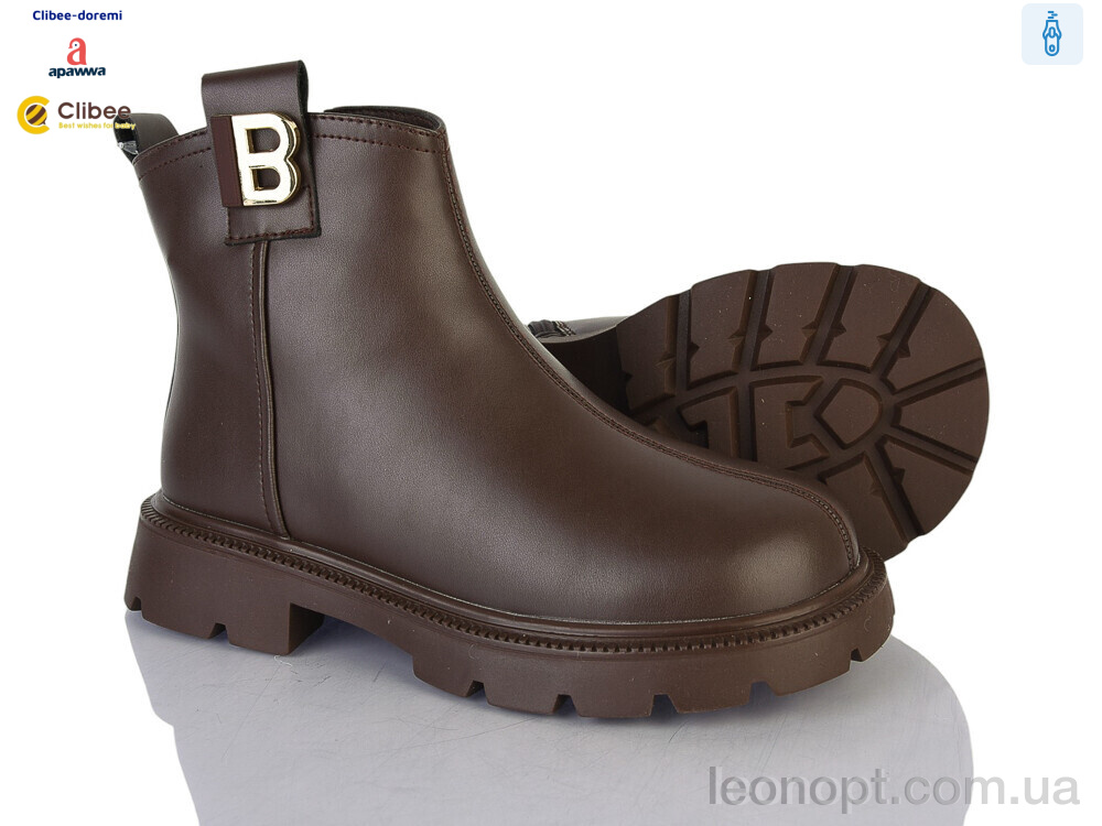 Ботинки Clibee-Doremi A2637-1 brown єврозима