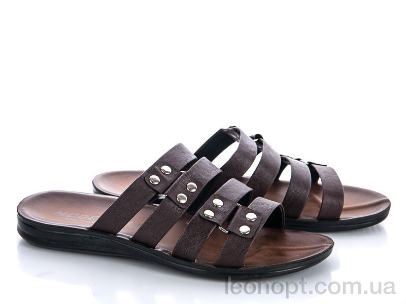 Шльопанці Makers Shoes 3320 коричневый