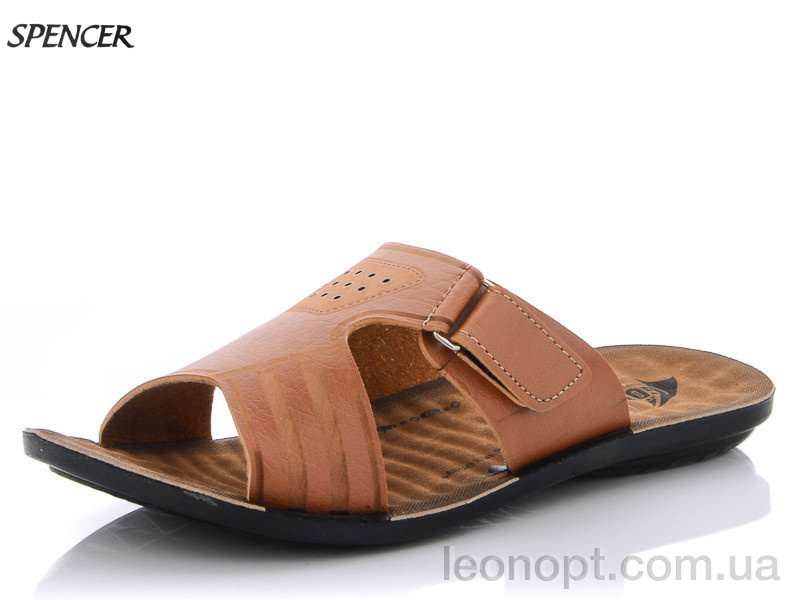 Шльопанці Spencer 6319 коричневый
