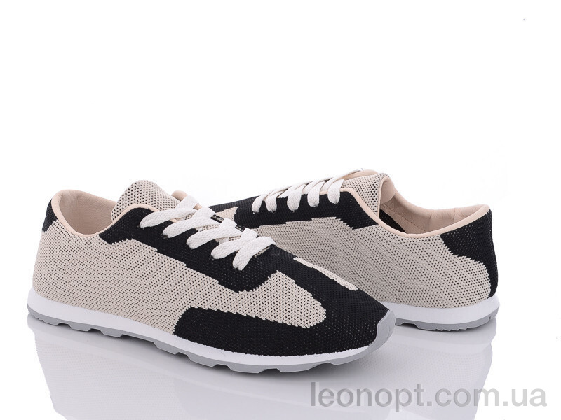 Кросівки Violeta 176-0(176-23) black-beige