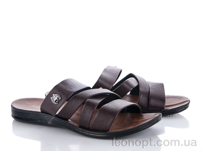 Шльопанці Makers Shoes 3535 коричневый