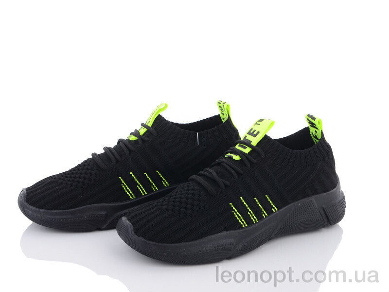 Кросівки Violeta 185-1 black-green
