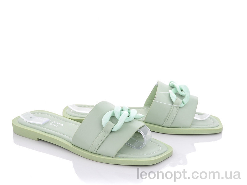 Шлепки Violeta 197-121 green