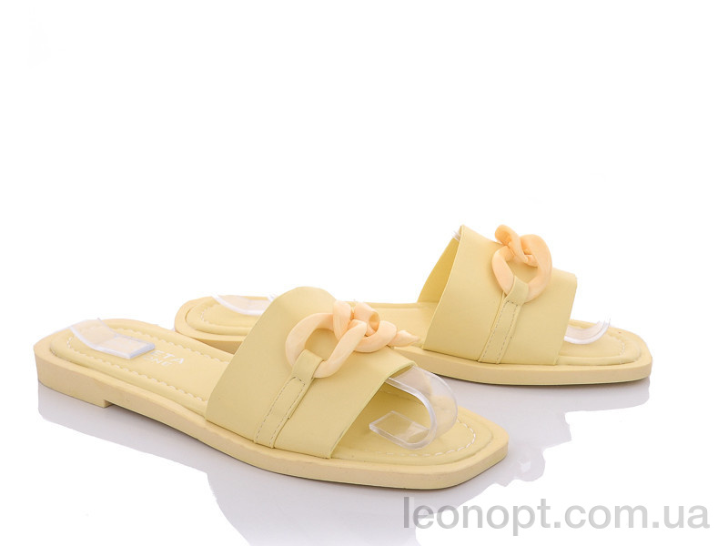 Шлепки Violeta 197-121 yellow