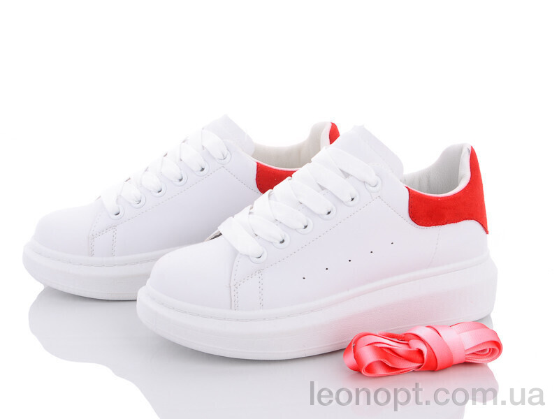 Кросівки Violeta 20-657 white-red