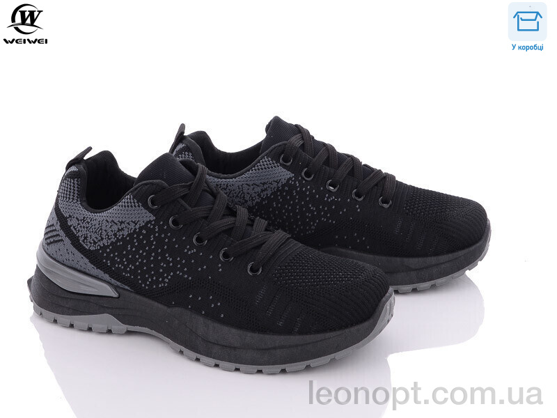 Кроссовки Wei Wei 2136-1 black-grey