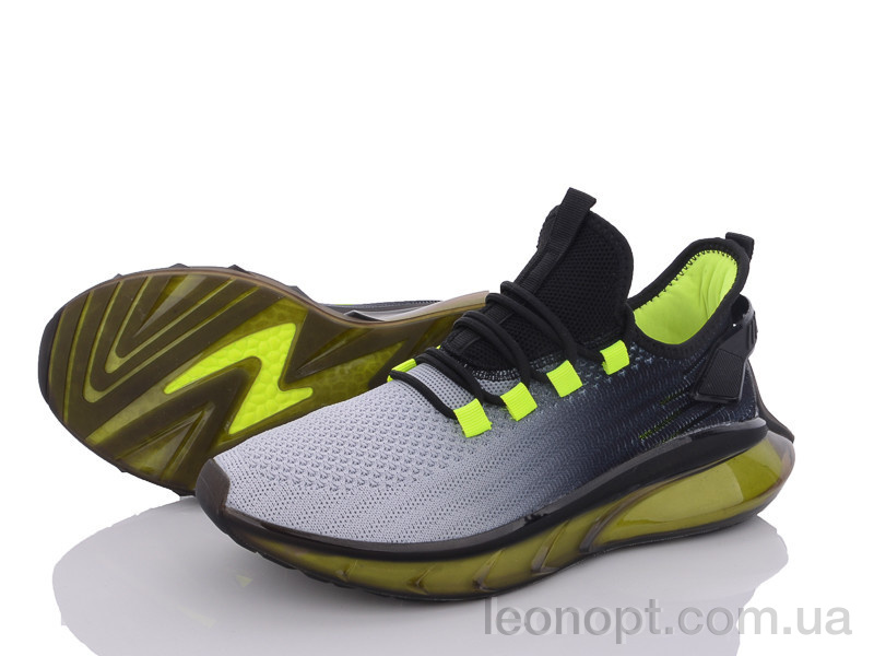 Кросівки Violeta 24-139 grey-black-green