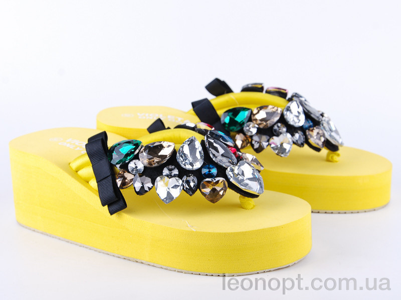 Шльопанці Violeta 110-1 yellow