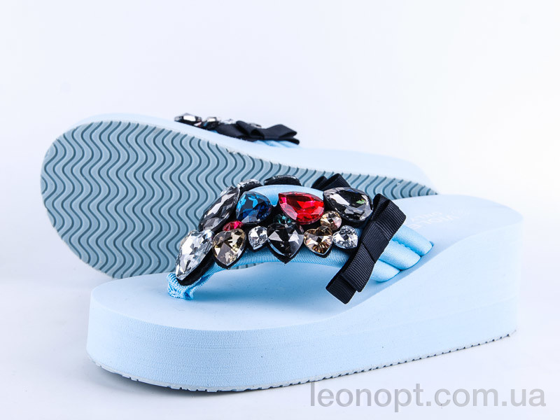 Шльопанці Violeta 110-1 blue