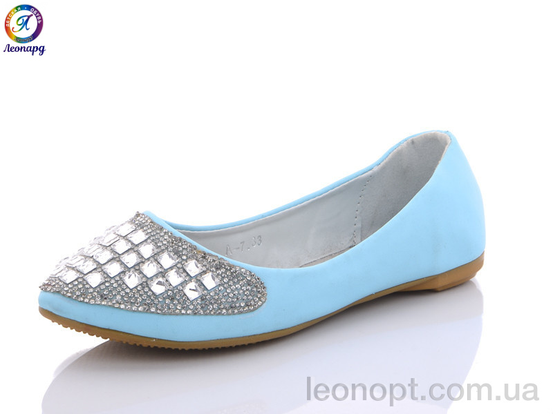 Балетки Леопард A7 blue