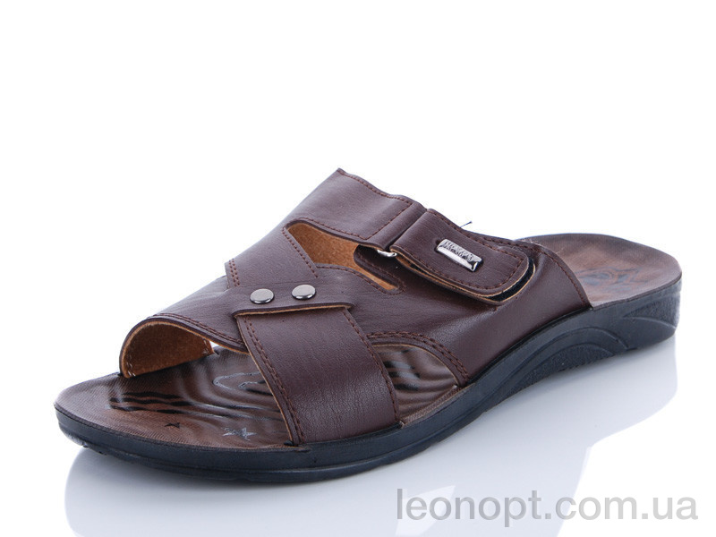 Шльопанці Makers Shoes 1614 d.brown