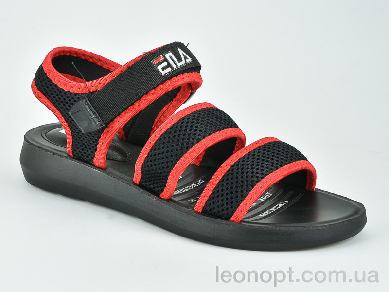 Босоножки Violeta 103-7 black-red
