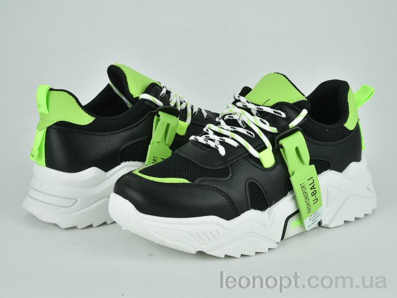Кроссовки Violeta 80-64 black-green