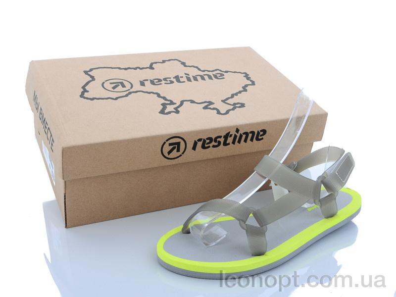 Босоніжки Restime TWL20911 l.grey