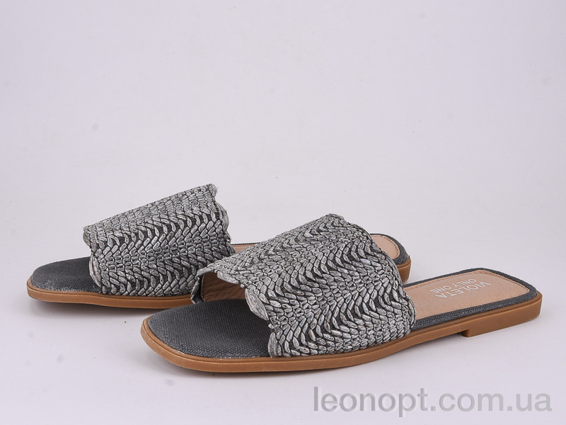 Шльопанці Violeta 159-13 d.grey