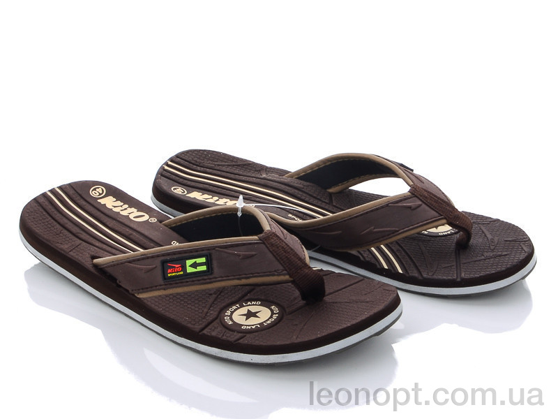 Шльопанці Zelart KME758 d.brown
