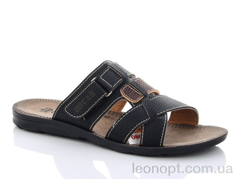 Шльопанці Oscar 14 змея black-brown