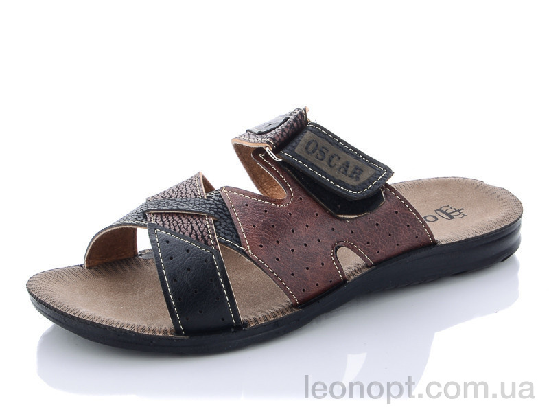 Шльопанці Oscar Змея 25 brown
