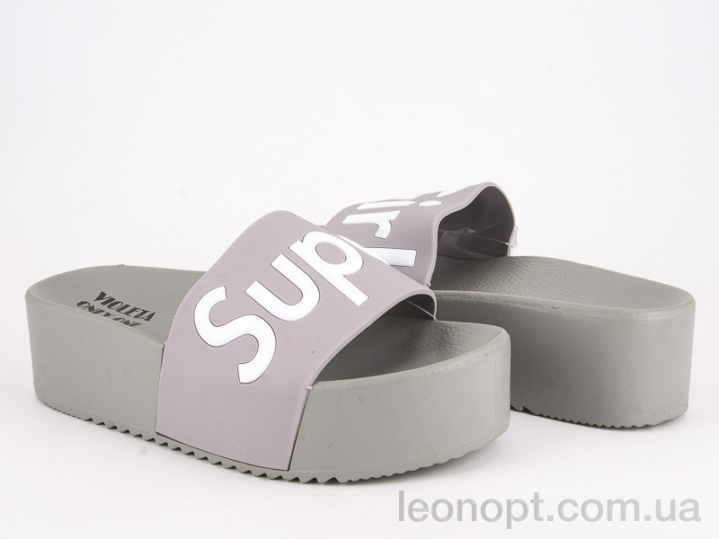 Шльопанці Violeta 8-306 grey