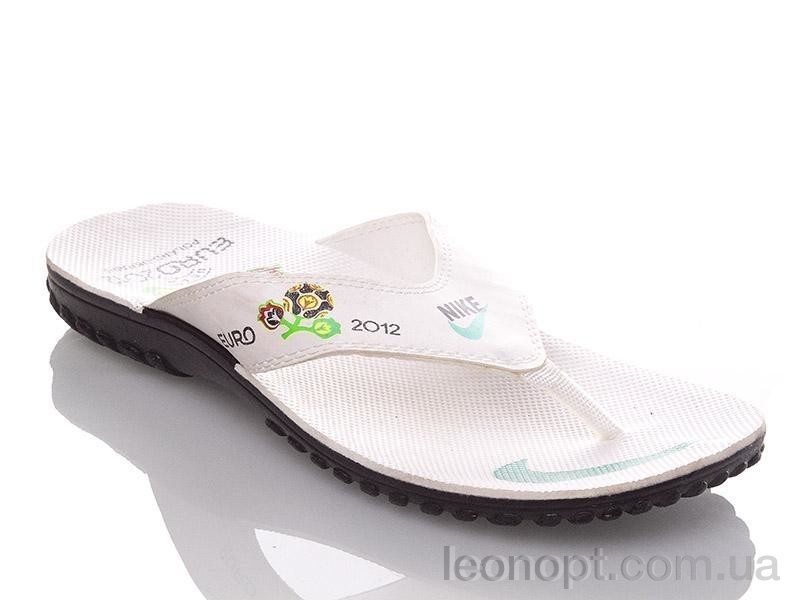 Шльопанці DeMur MN white-green V