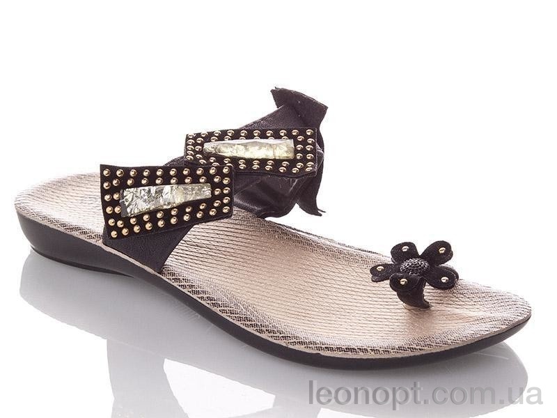 Шльопанці DeMur W07200-black