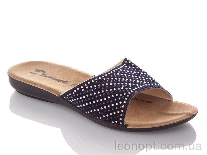 Шльопанці DeMur W3050-blue