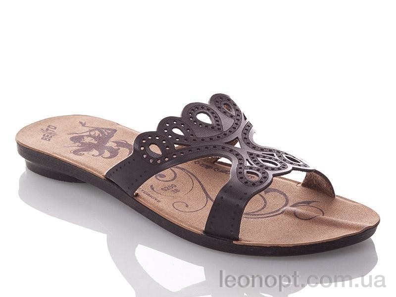 Шльопанці DeMur W6208-black