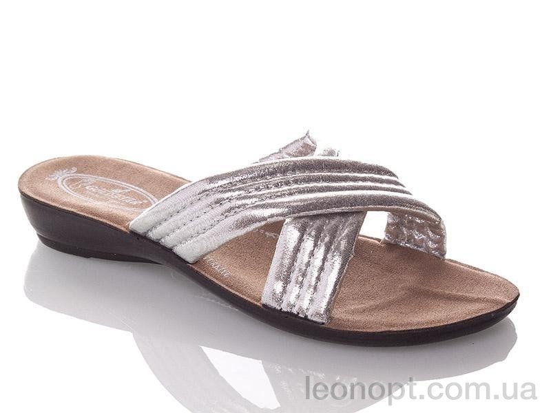 Шльопанці DeMur W7153-silver
