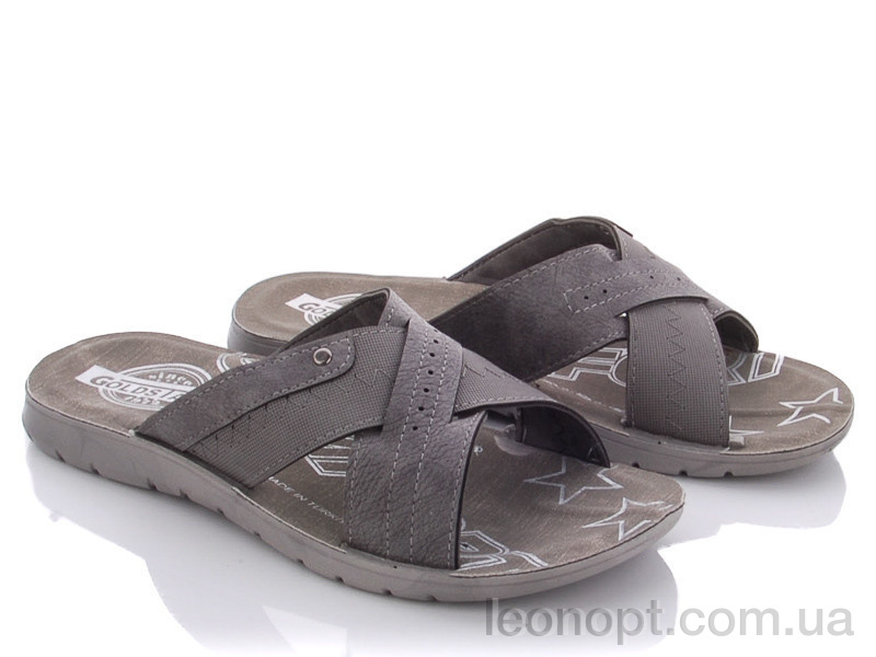Шльопанці DeMur M6134 grey-grey