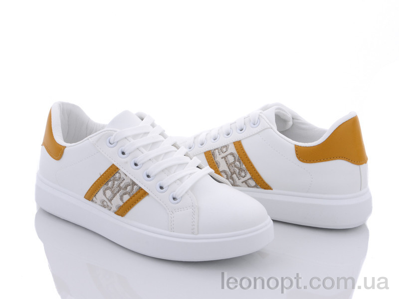 Кросівки Violeta 92-26 white-yellow
