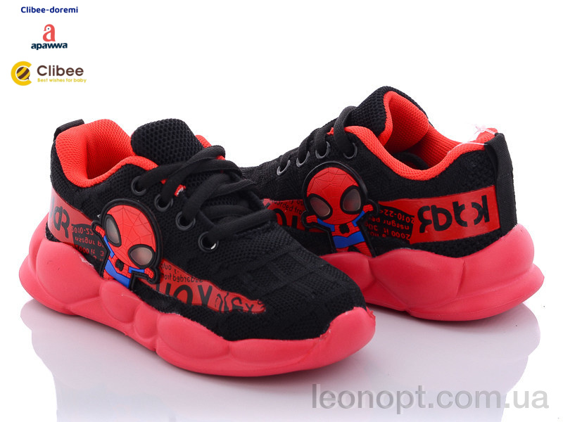 Кросівки Clibee-Doremi GF908-1 black-red