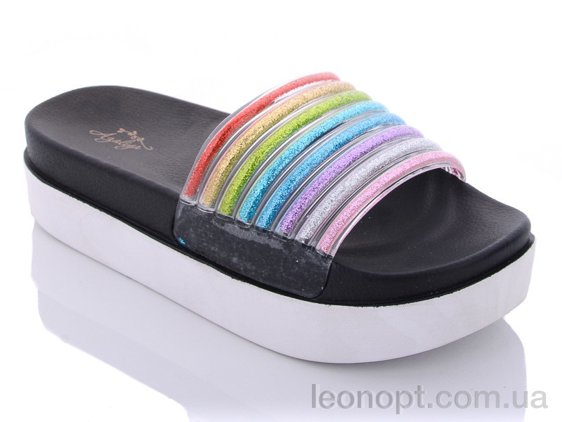 Шлепки Lion 885-3 black