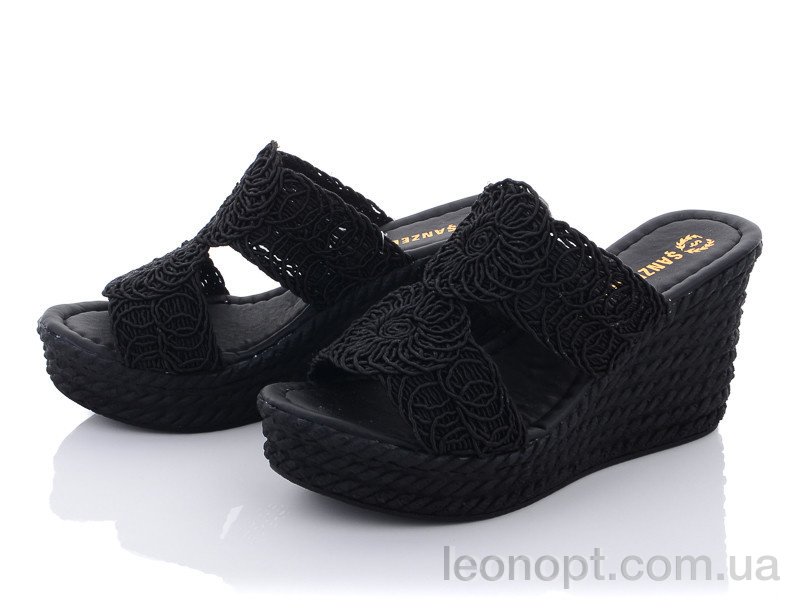 Шльопанці Violeta 15001 black