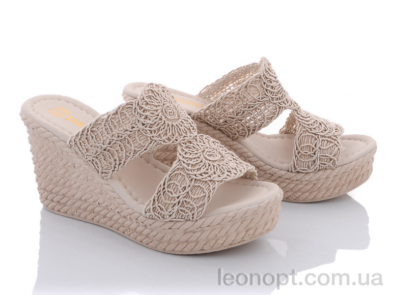 Шльопанці Violeta 15001 beige