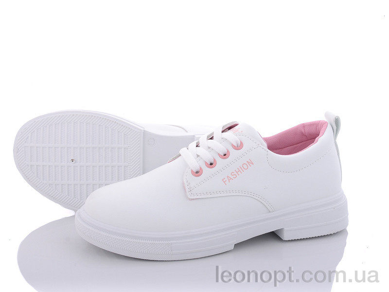 Туфли Violeta 169-13 white-pink