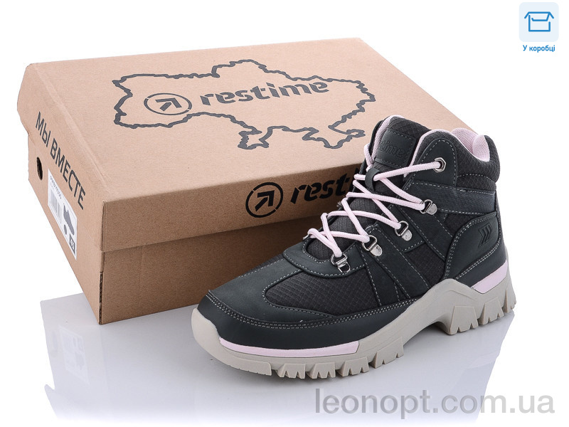 Кросівки Restime SW021333 grey-pink