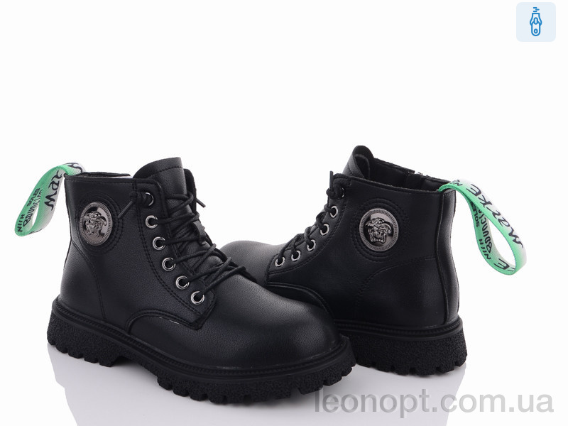 Черевики Violeta Y108-7607 black-green