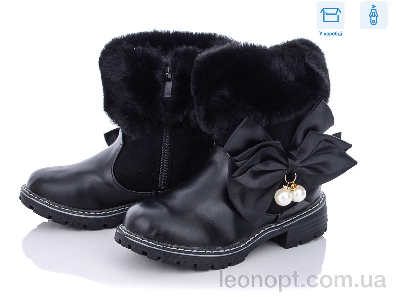 Черевики Цветик 8982C black