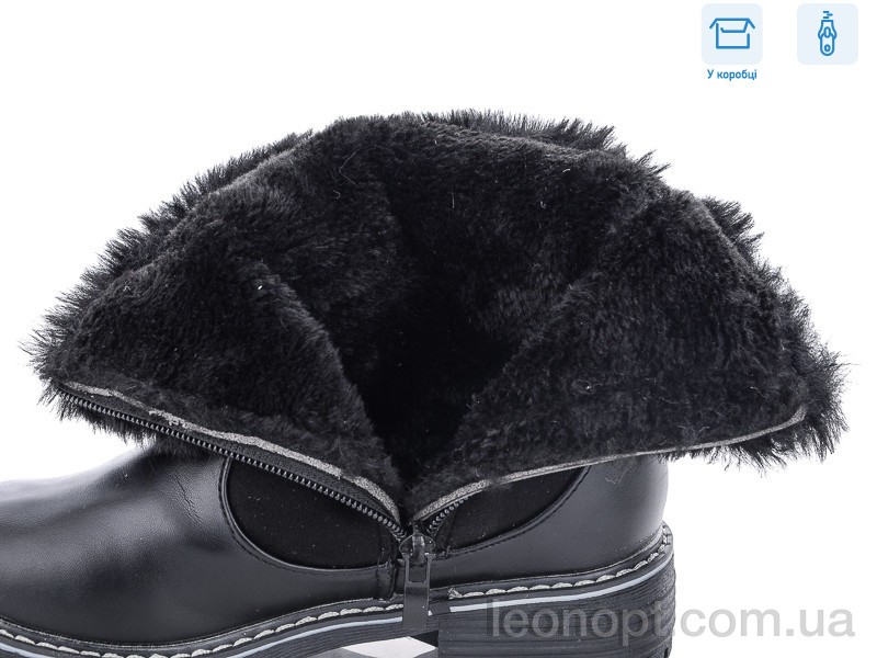 Черевики Цветик 8982C black