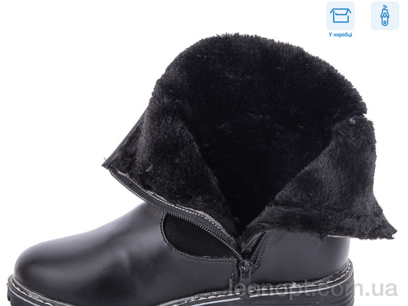 Черевики Цветик 8983C black