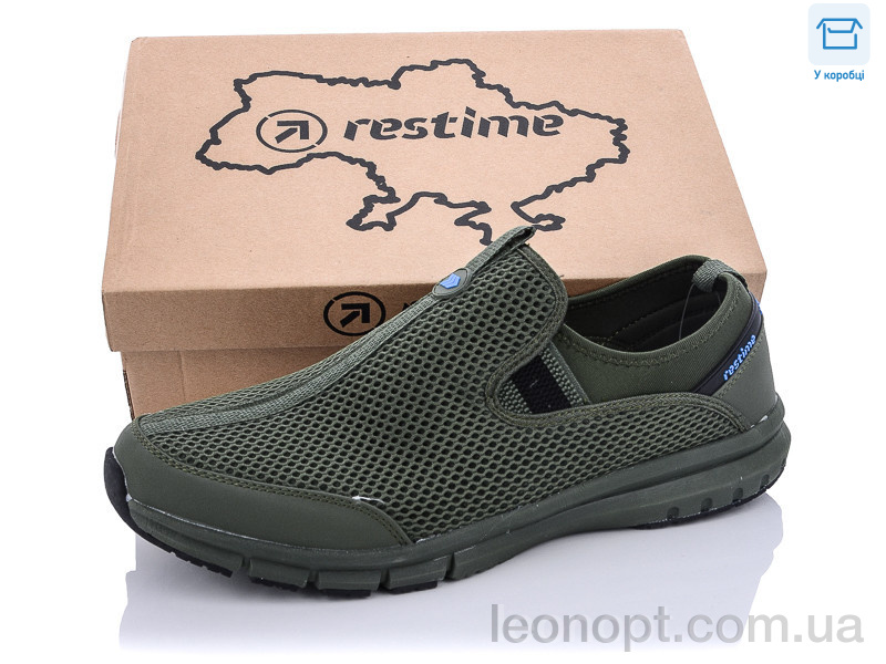 Кросівки Restime PGL23820 khaki-black