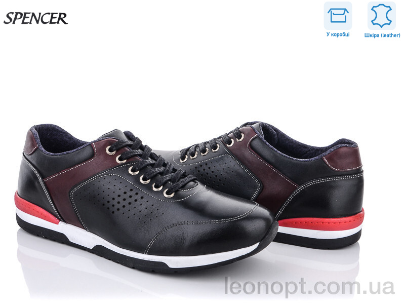 Кросівки Spencer 71 black кожа